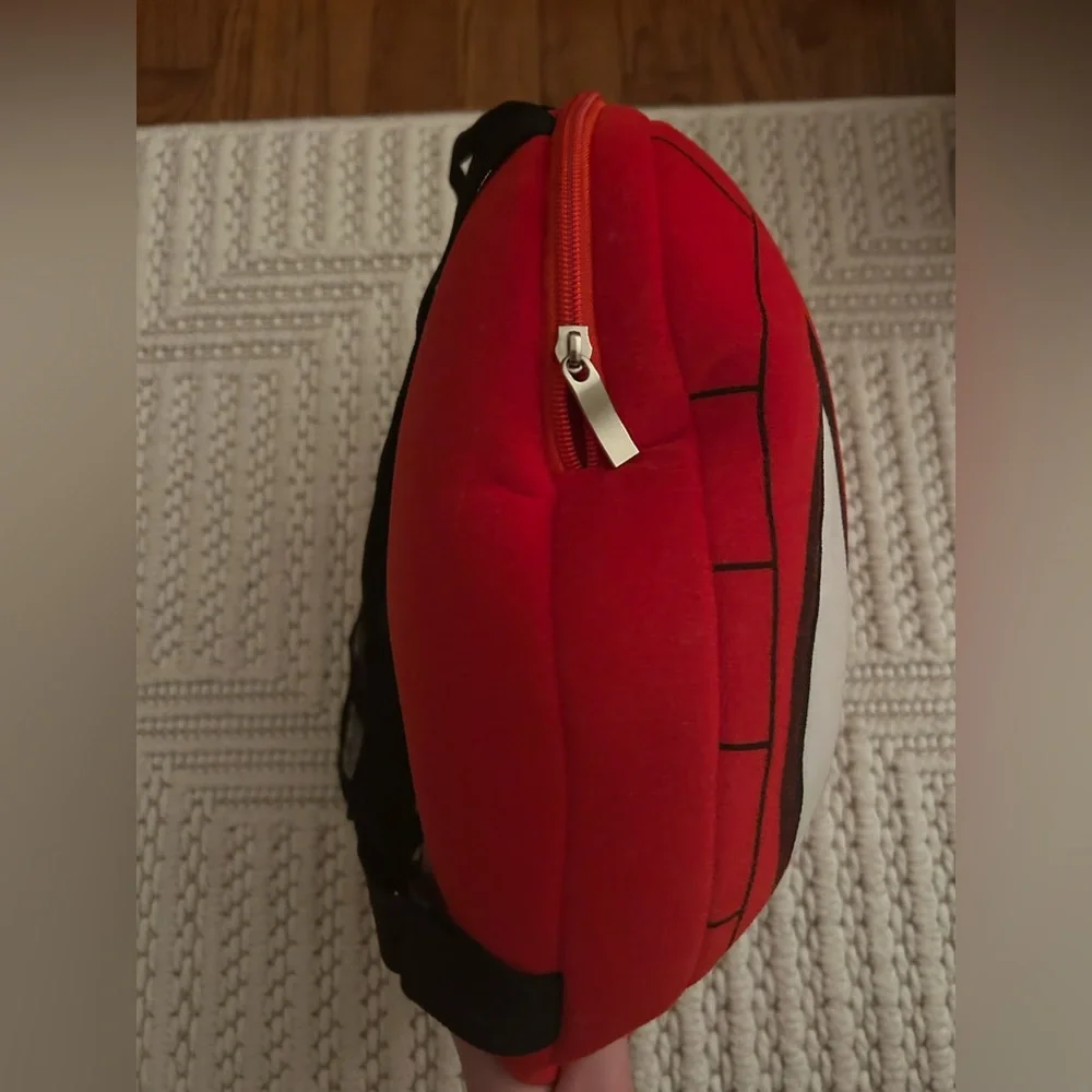 Marvel Red White Black Spiderman Plush Backpack Back Pack
